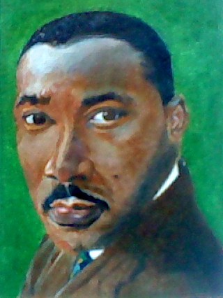 Dr. Martin Luther King, Jr. (Colored pencil drawing)